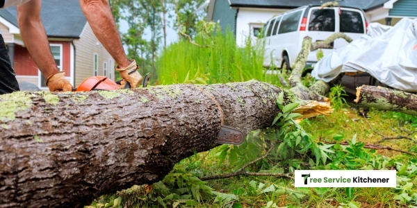 tree service kitchener guide to cutting down fallen trees